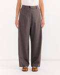 Wide Leg Pant in Deep Taupe