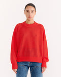 Lind Knit Crew in Geranium