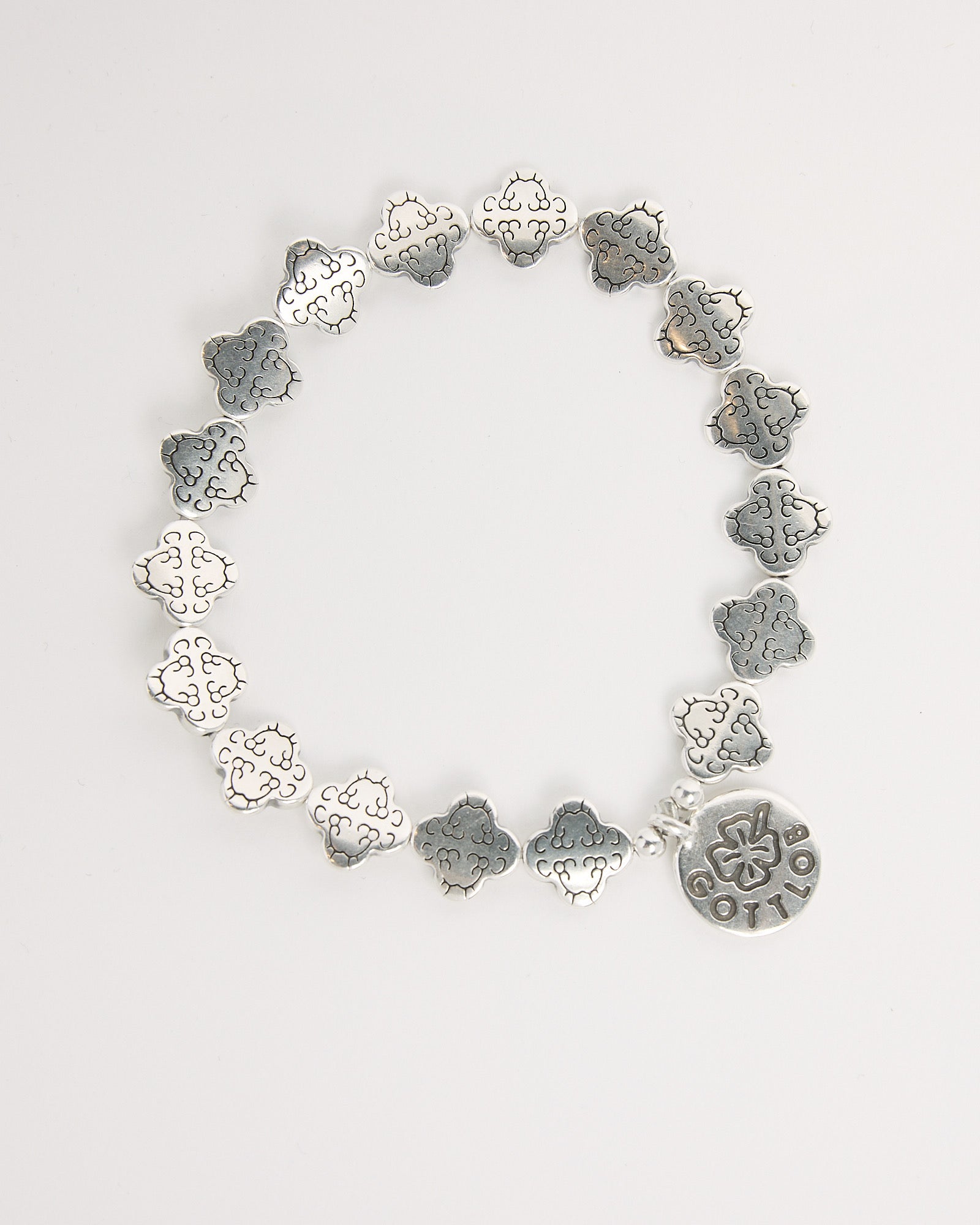 Edition 1 Bracelet in Silver Plated Beads