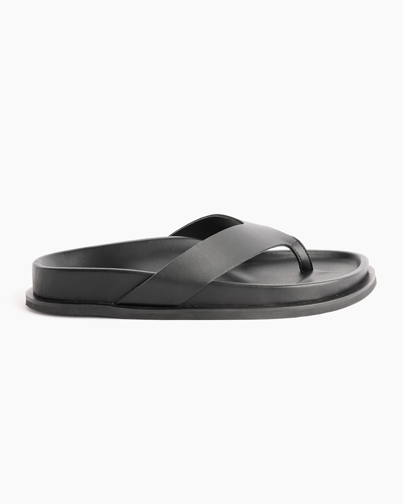 Thong Slide in Black
