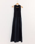 Plunge Neck Dress in Black