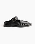 Gianna Open Back Mary Janes in Black