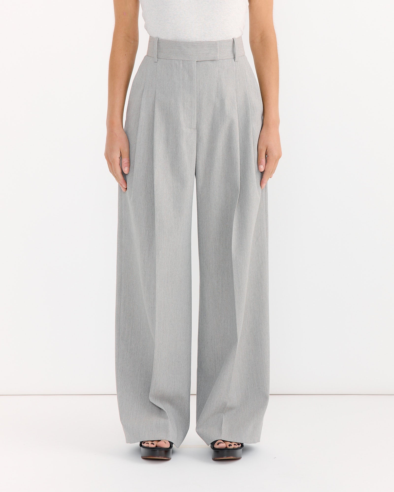 Cymbaria Pant in Grey Brown Melange