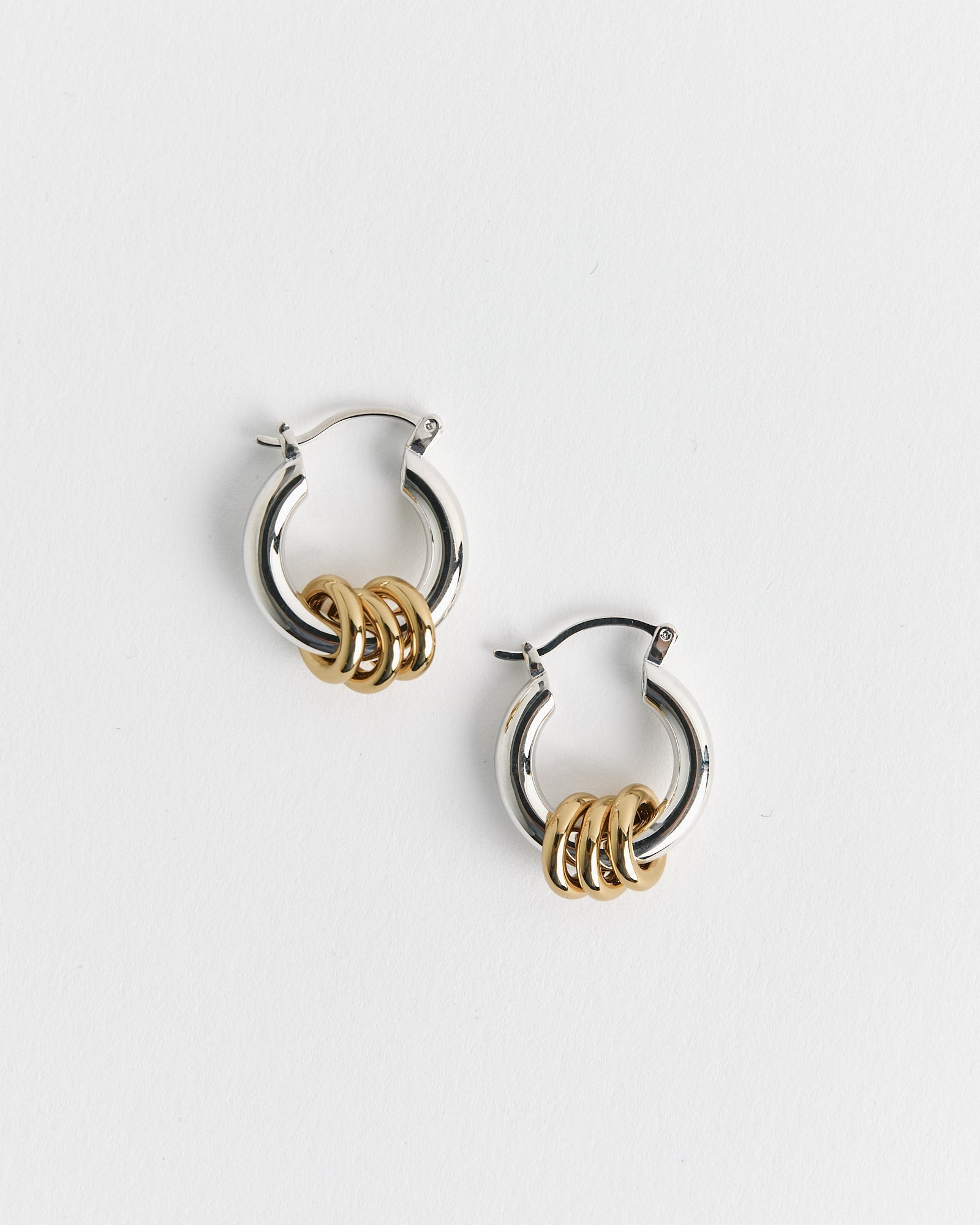 Two Tone Fillia Earrings