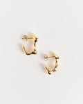 Small Seep Hoops in Gold Plated Bronze