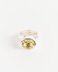 Grand Ring in Sterling Silver/Lemon Topaz