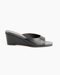 Moderna Wedge Sandal in Black