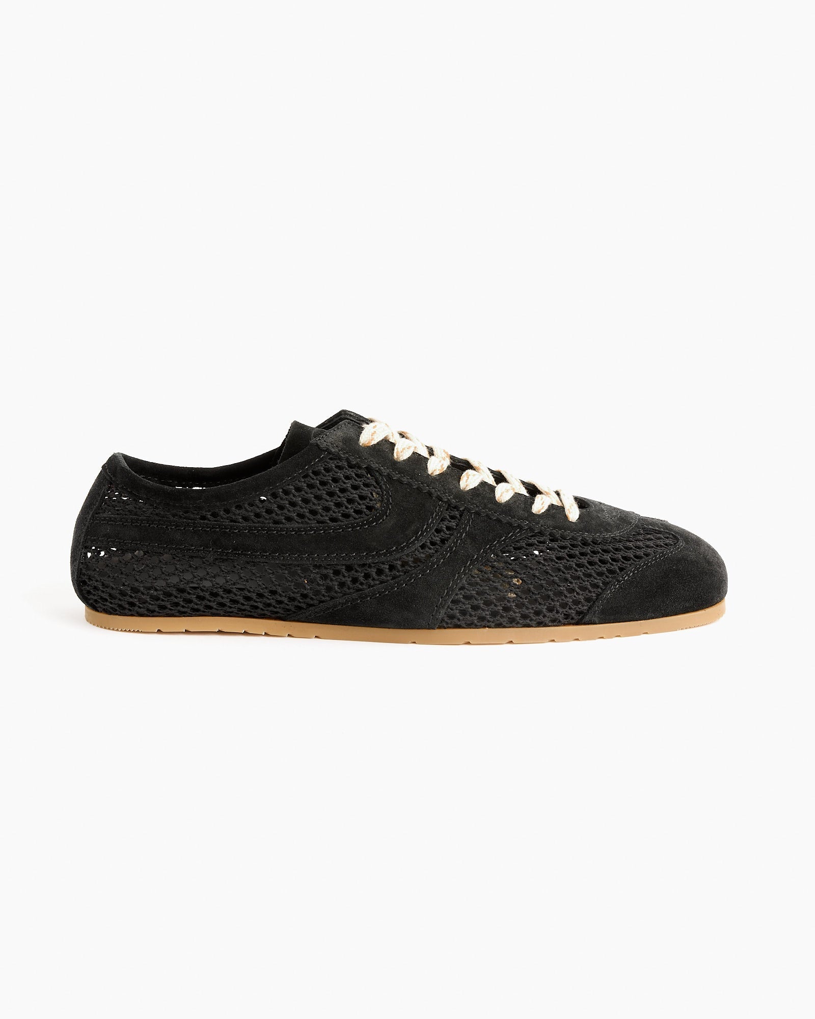 Suede Sneaker in Black