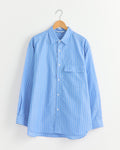 Oversized Shirt in Blue Stripe