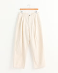 10oz Denim 2 Tuck Pant in Ecru