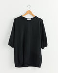 Half Sleeve Knit Shirt in Black