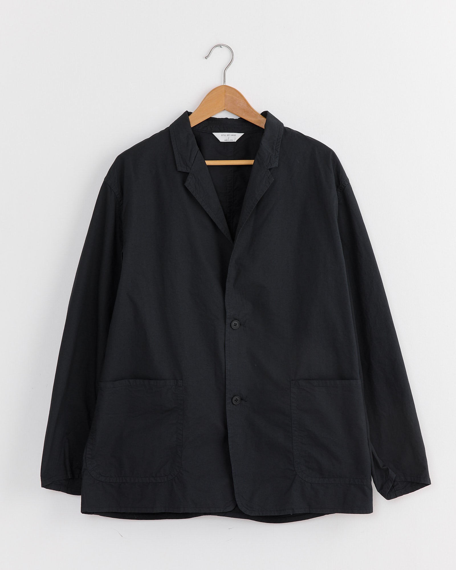 Garment Dye 2B Jacket in Ink Black