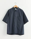 Silk Mixed Shirt in Charcoal