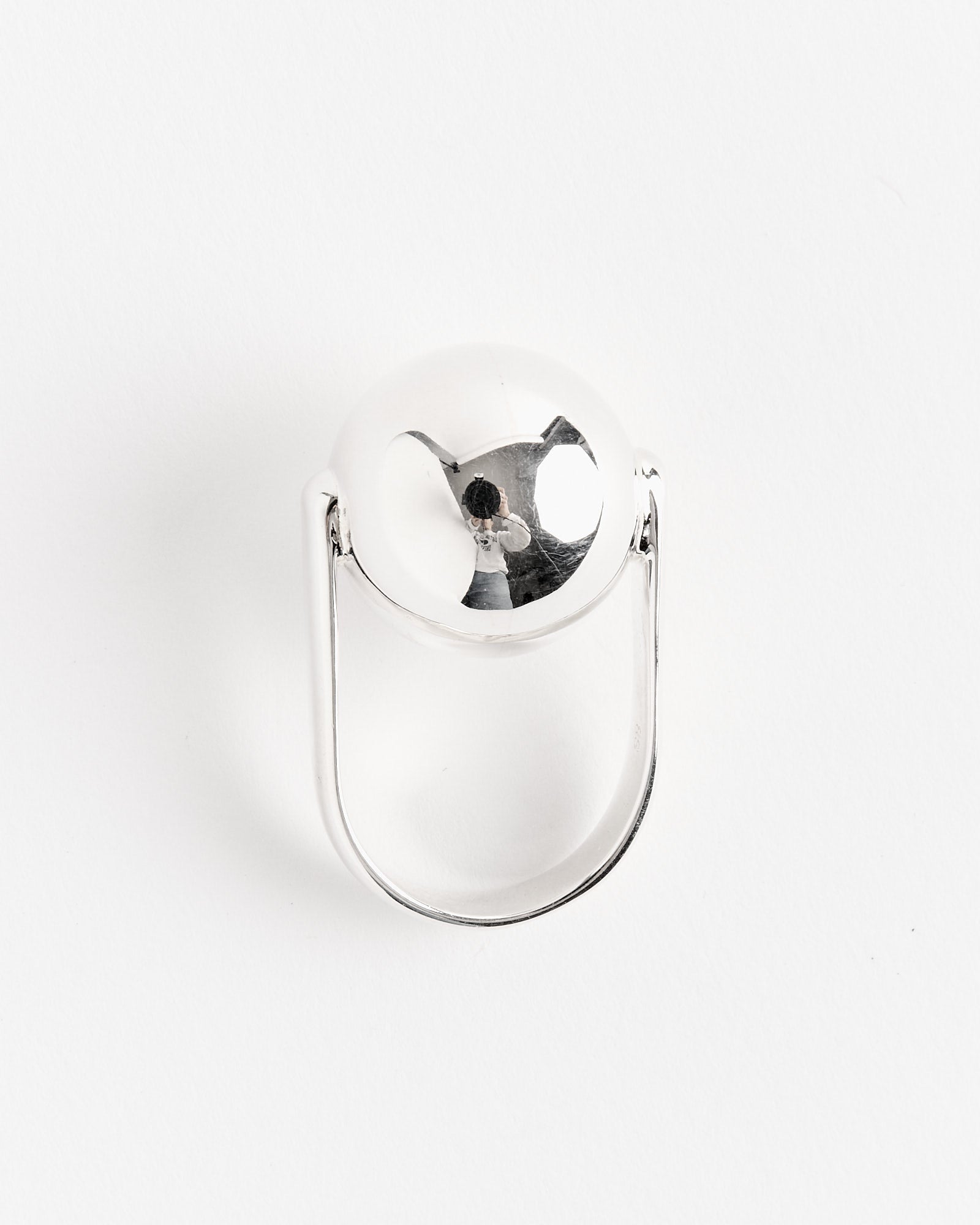 Ball Ring in Sterling Silver