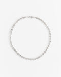 Small Circle Link Necklace in Sterling Silver