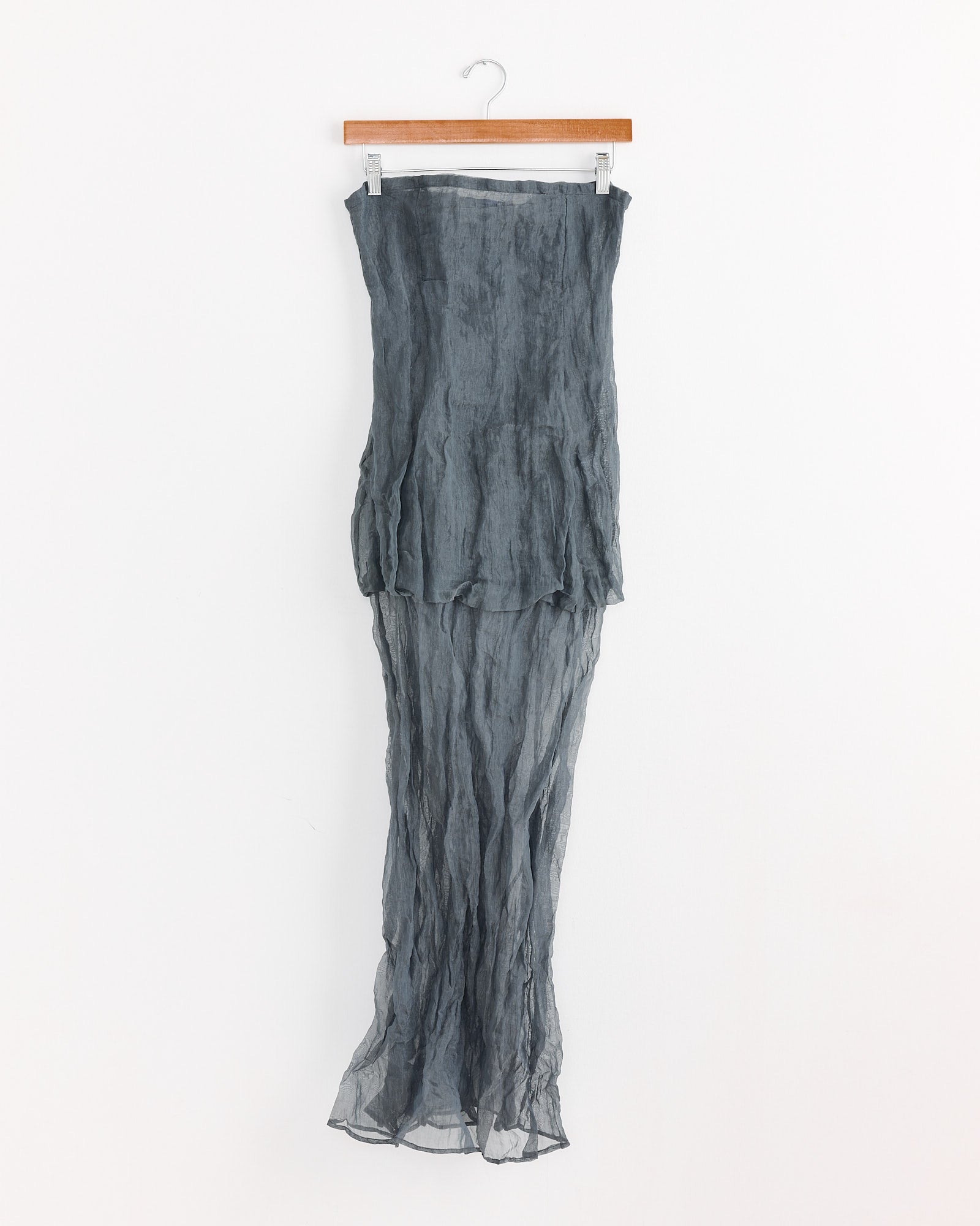 Mansino Dress in Dark Grey