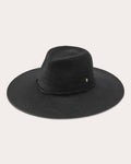 Ishtar Woven Straw Wide-Brim Fedora