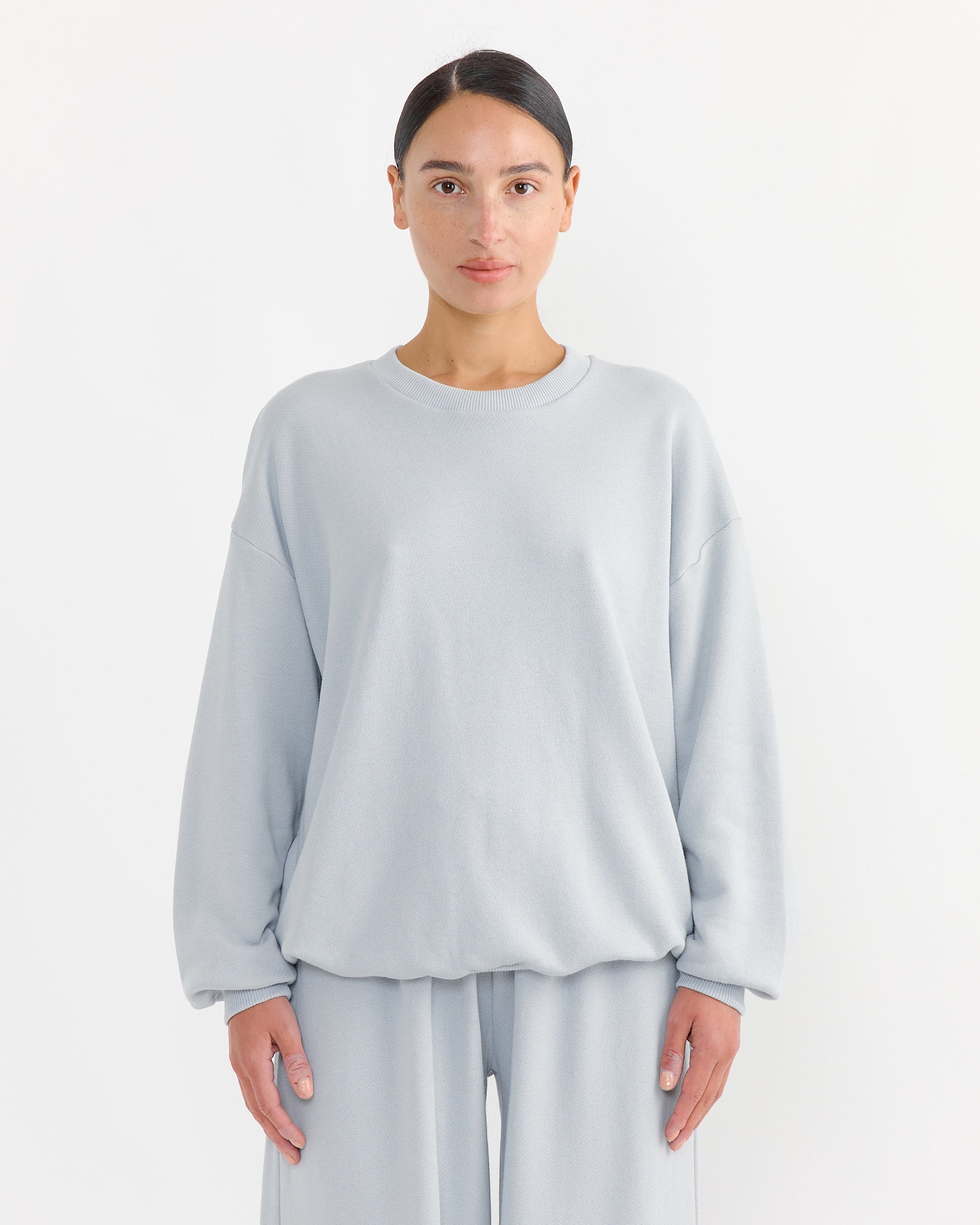 Rim Sweatshirt in Whitestone Blue