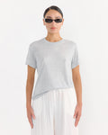Tee Shirt in Grey Melange