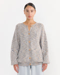 Soar Cardigan in Grey Melange