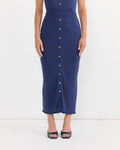 Drip Skirt in Mez Blue