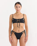 Chilla Tankini Top in Black