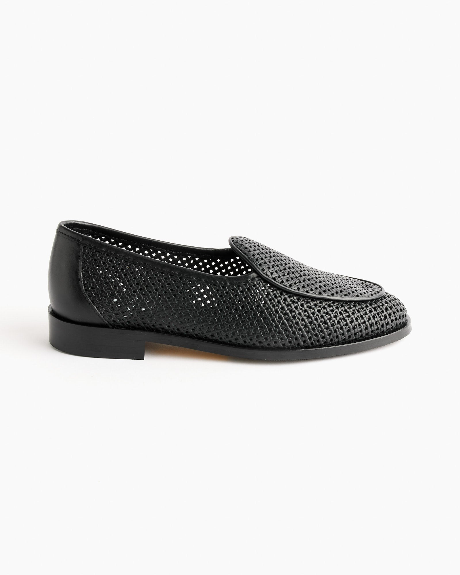 Jacques New Loafer in Fishnet Black