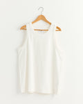 Surplus Vest Tank Top in Off White