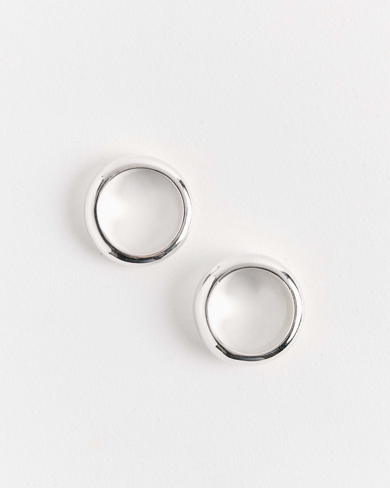 Bagel Ring Set in Sterling Silver