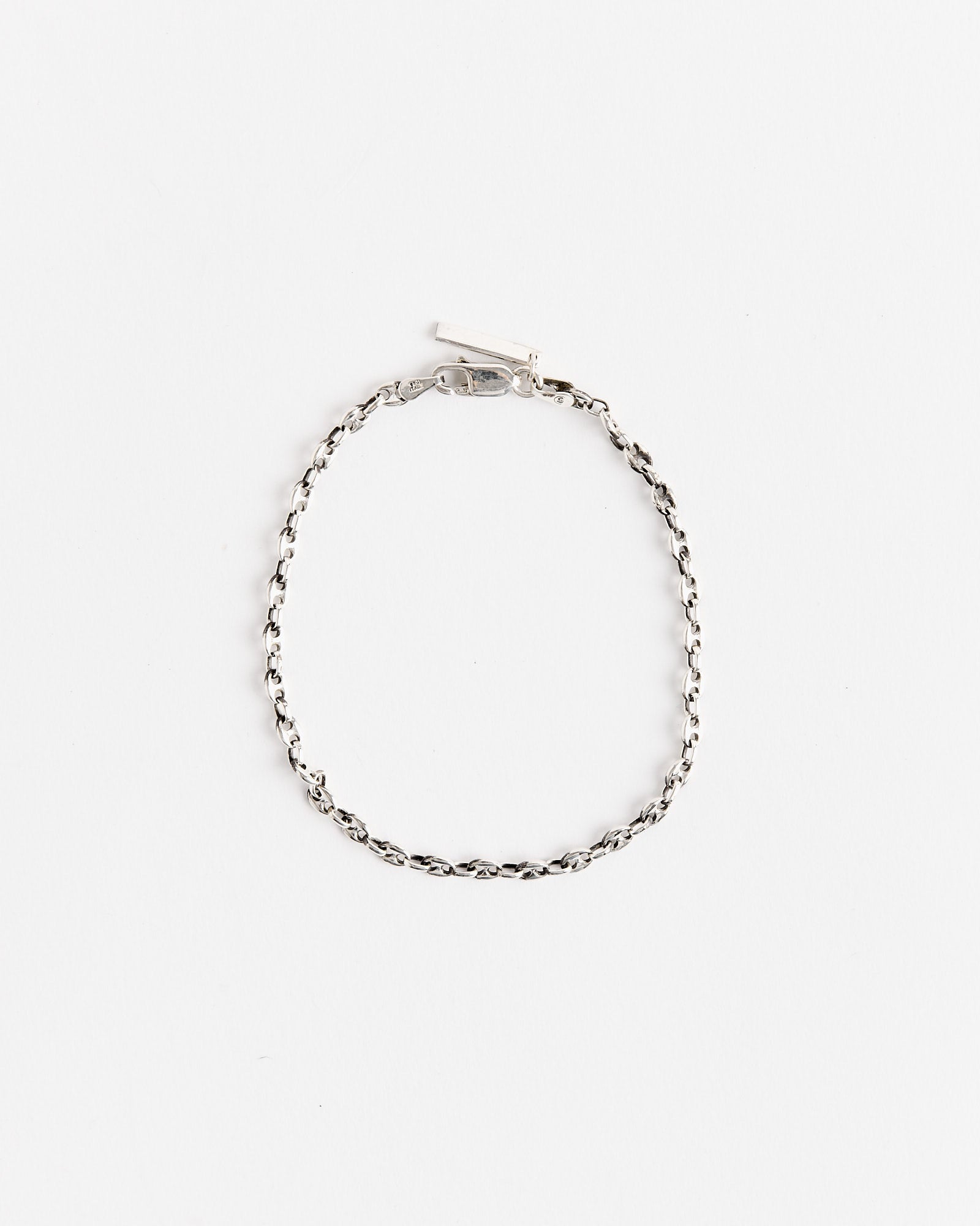 Classic Delicate Chain Bracelet in Sterling Silver