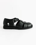 Pacific Sandal in Lisse Noir
