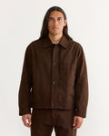 Lang Jacket in Cotton Twill Cacao