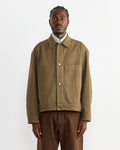Lang Jacket in Cotton Twill Olive