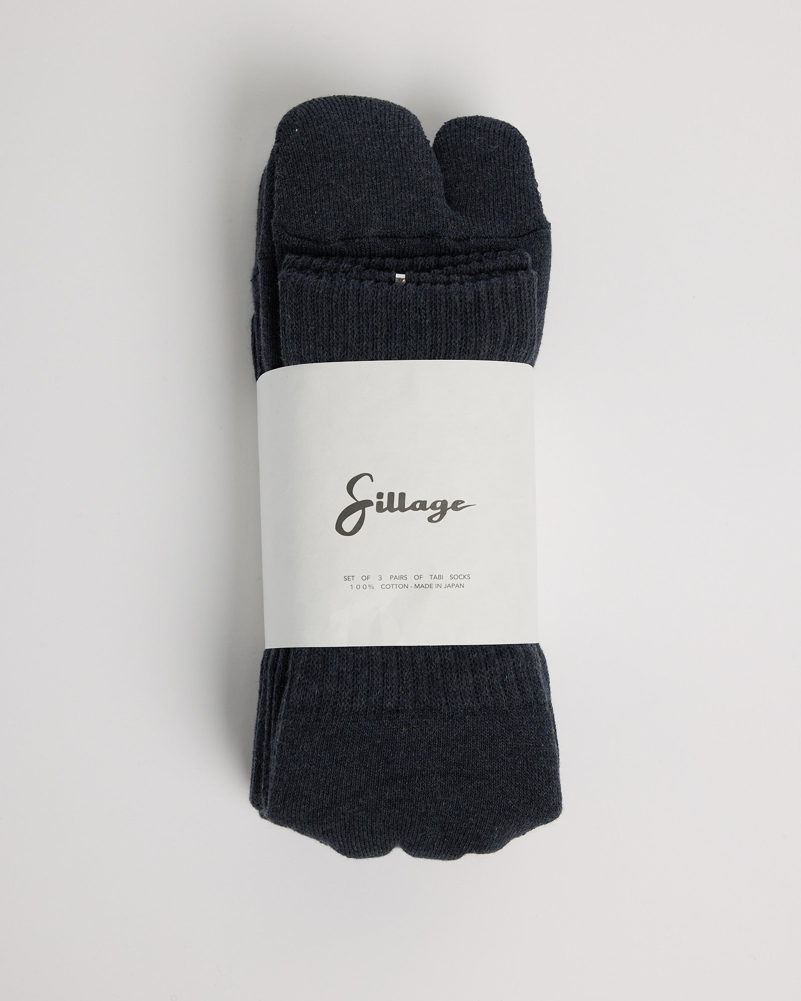 Tabi Socks Set of 3 in Navy