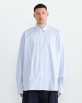 Regular Wide Shirt in White Stripe