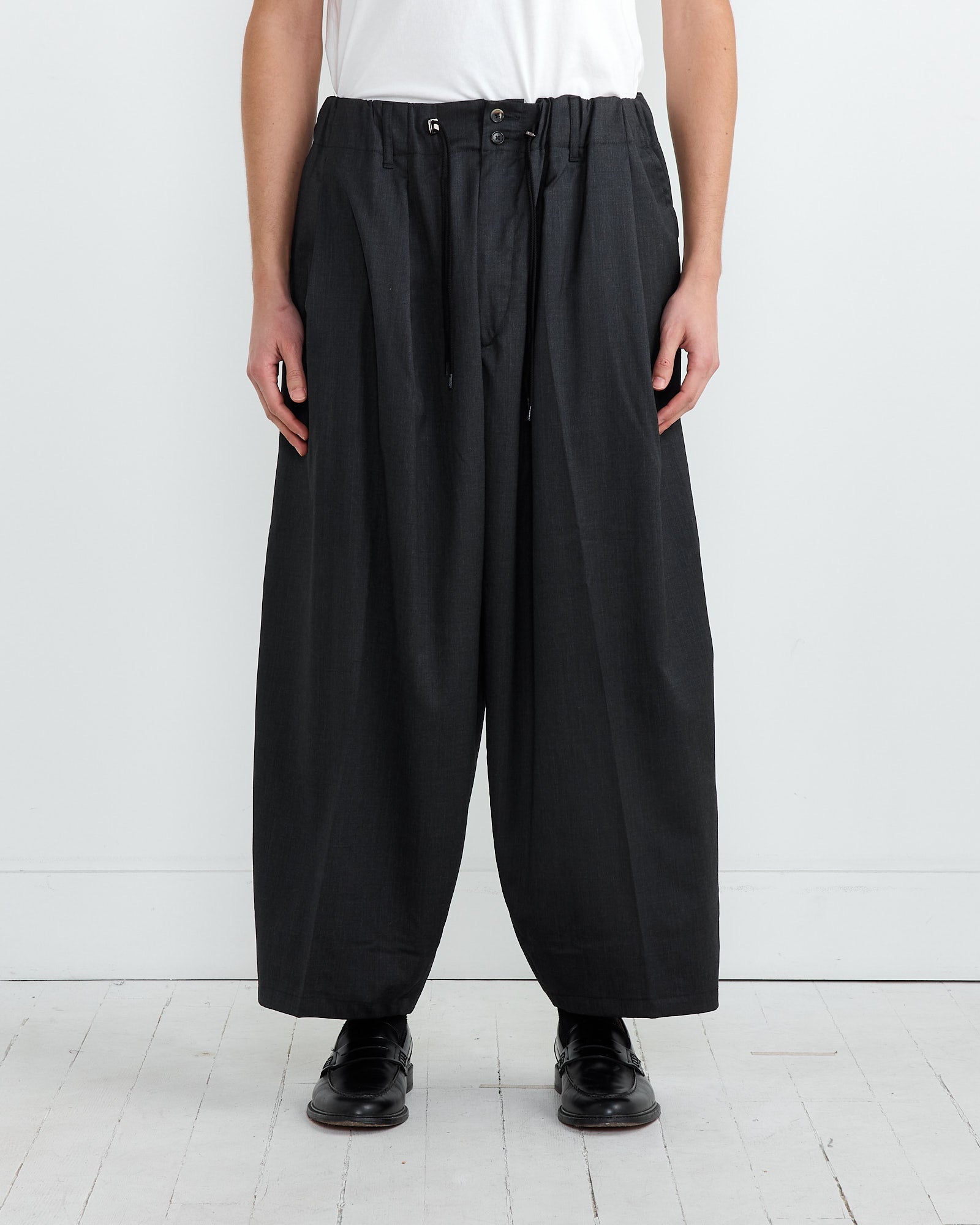 Circular Twill Pant in Anthracite