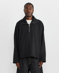 Stoll Zip Roll Neck in Black