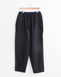 Cotton Duck Tapered Pant in Black