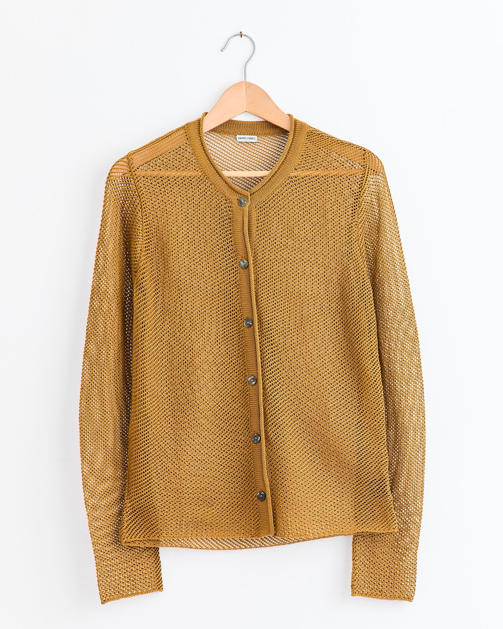 Dunn Cardigan in Dark Gold