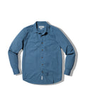 Lorenzo Dobby Weave Shirt - Blue Stone