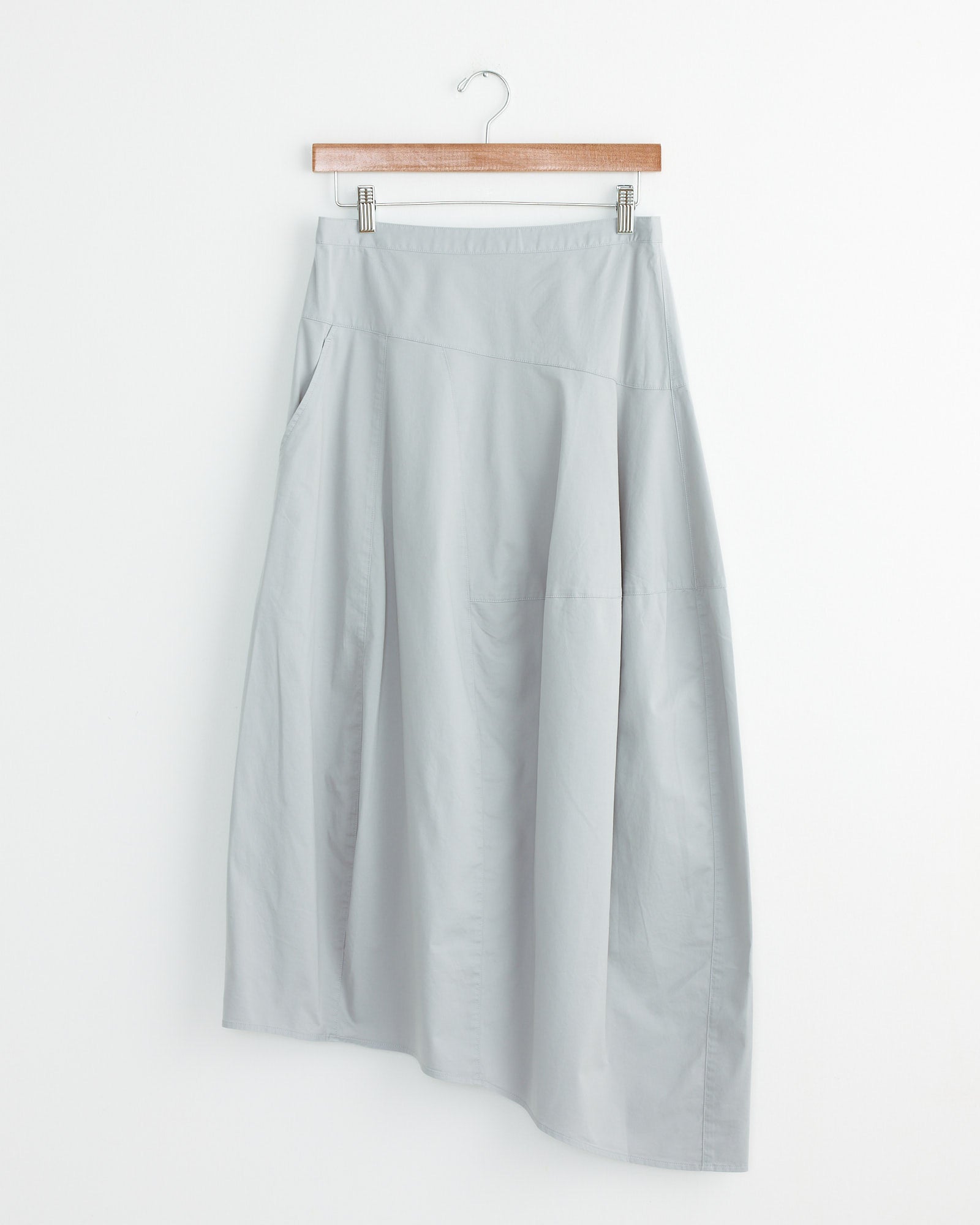 Asymmetrical Balloon Skirt in Grey