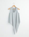 Tie Front Top in Grey