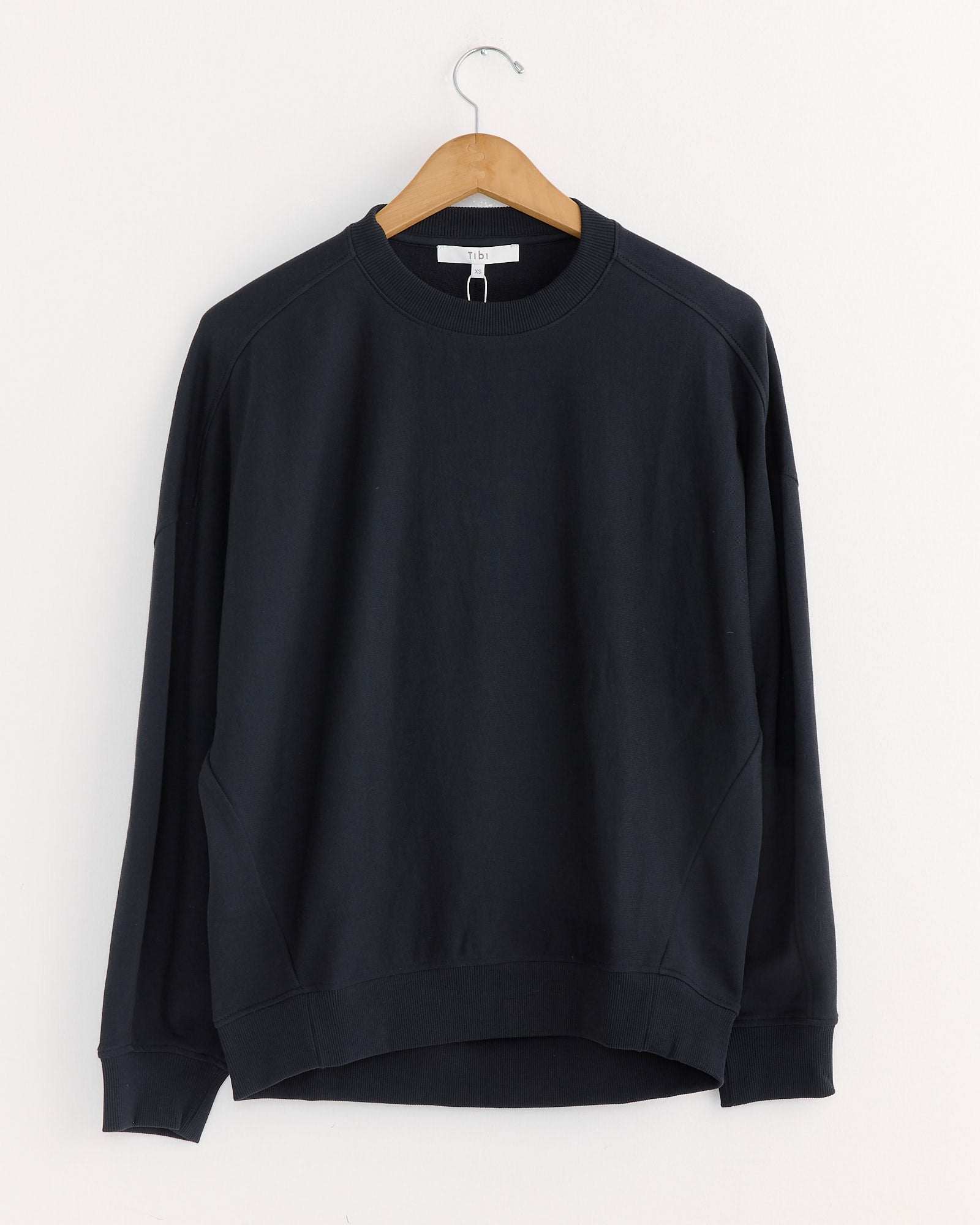 Sweatshirting Crewneck in Black
