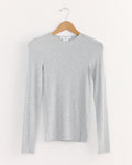 Crewneck Pullover in Heather Grey
