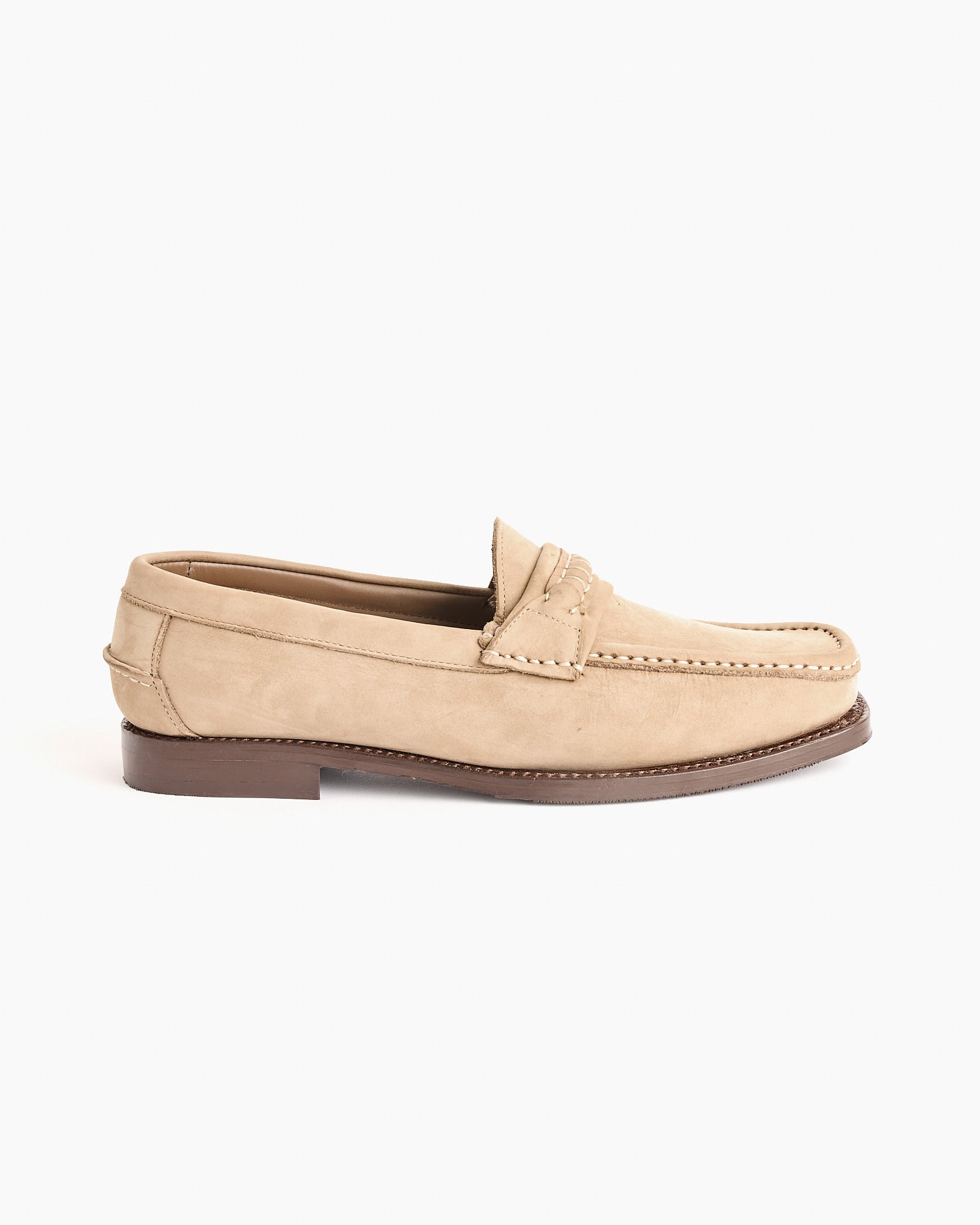 Borada Bordon Nobuck Loafer in Caramel