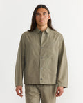 Notte Shirt in Silky Cotton Poplin Olive