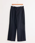 Straight Tailored Pant in Marine Melange