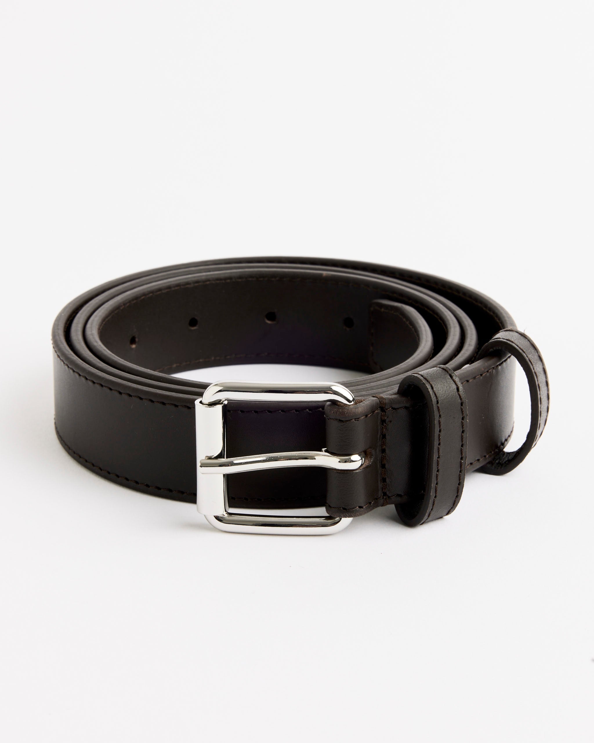 Classic Leather Line Belt in Brown