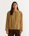 Enzo Shirt in Tropical Wool Desert