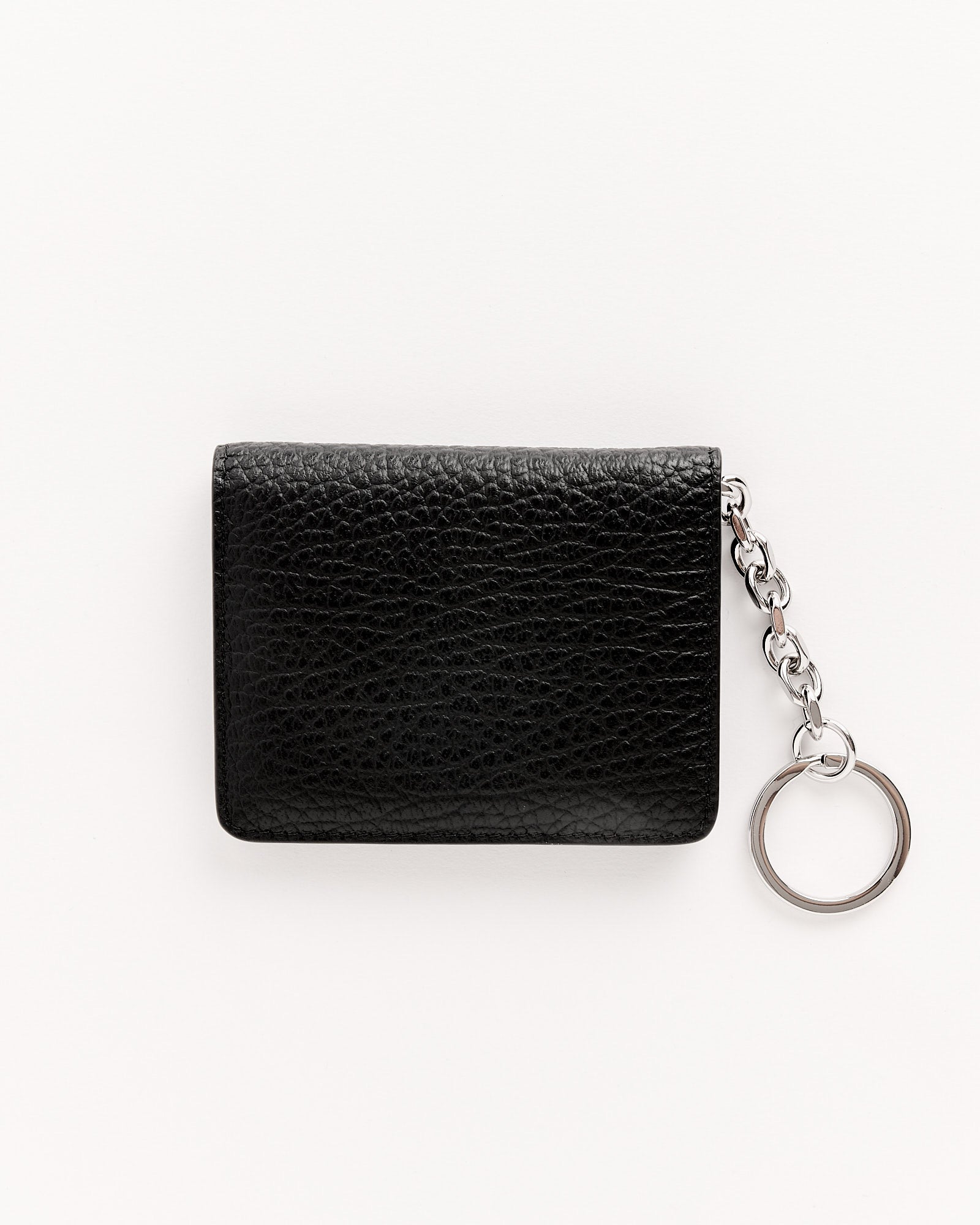 Four Stitches Keyring Cardholder in Black